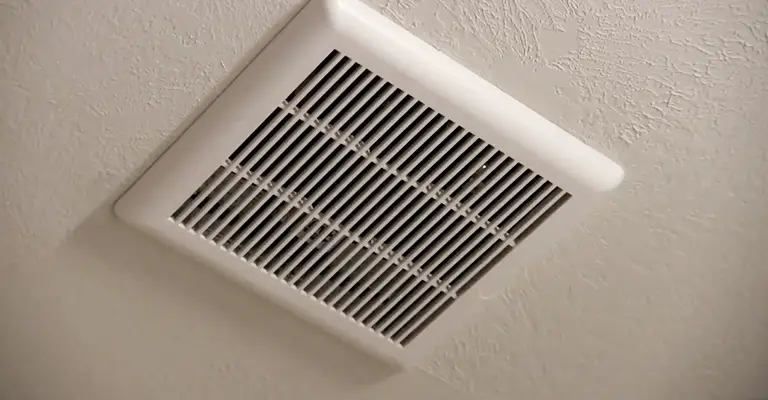 use bathroom exhaust fan to remove odor