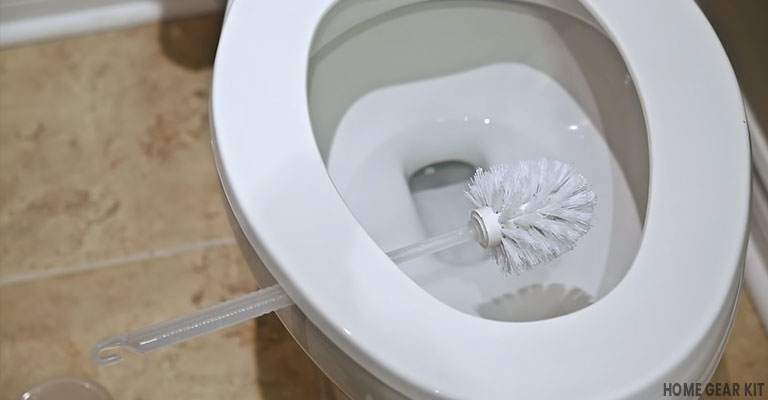 toilet brush cleaning