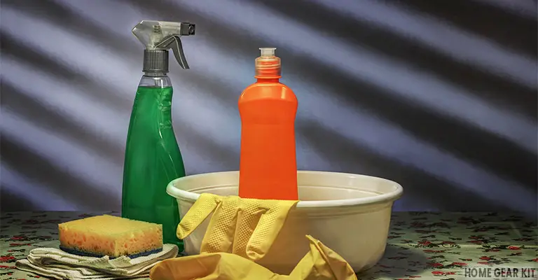 Disinfectant Cleaner and Sponge 