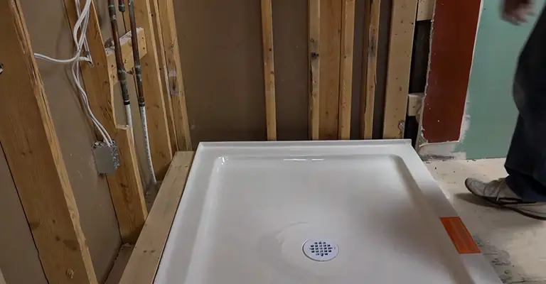 Install the Shower Pan