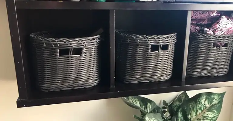 Installing Small Wicker Baskets