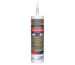 GE GE5060 Silicone II Bath Sealant, 10.1 oz Cartridge, Almond