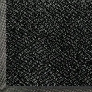 WaterHog Eco Commercial-Grade Entrance Mat, Indoor/Outdoor Black Smoke Floor Mat 3' Length x 2' Width, Black Smoke by M+A Matting - 2295700023