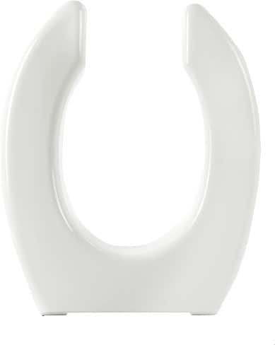 Big John Products 7-W Big John Classic 1000 Lb Capacity Toilet Seat, White or Black