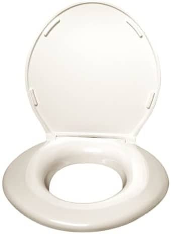 Big John Toilet Seat 2CR Oversize Toilet Seat, Cream