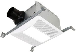 KAZE APPLIANCE SE110PL2 Ultra Quiet Bathroom Exhaust Fan with LED Light (110 CFM, 0.9 Sone)