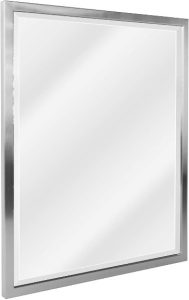 Head West 8020 Wall Mirror, 24 x 30, Nickel