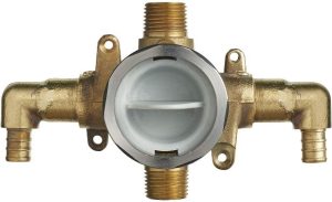 American Standard RU107E Flash Shower Rough-in Valve with PEX Inlet Elbows and Universal Outlets for Crimp Ring System