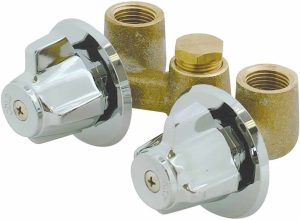 EZ-FLO 10551 Shower Stall Valve, 1/2" IPS Inlet, Chrome