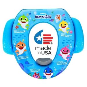 Nickelodeon Baby Shark"Sharktastic" Soft Potty Seat and Potty Training Seat - Soft Cushion, Baby Potty Training, Safe, Easy to Clean