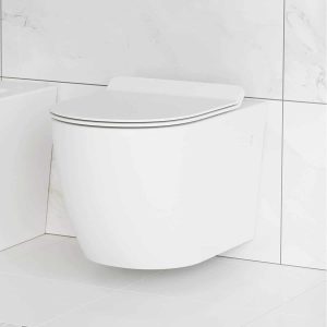 Swiss Madison Well Made Forever SM-WT449 St. Tropez Wall Hung Toilet, Glossy White
