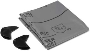 Oatey 41620 5' x 6' PVC Shower Pan Liner Kit with Dam Corners, 40 mil, Gray