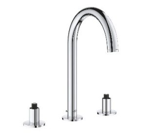 ATRIO® NEW 8-INCH WIDESPREAD 2-HANDLE M-SIZE BATHROOM FAUCET 1.2 GPM