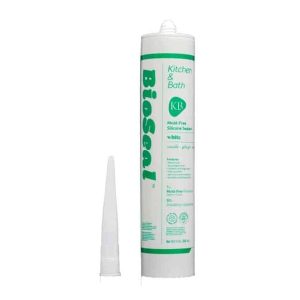 White BioSeal Silicone Sealant Caulk