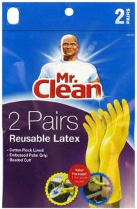 Mr. Clean Reusable 2 Pair Latex Gloves