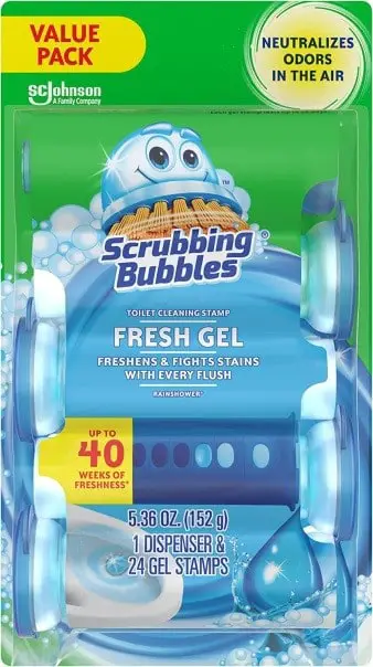 Scrubbing Bubbles Fresh Gel Toilet Cleaning Stamp